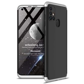 Microsonic Samsung Galaxy M31s Siyah Double Dip 360 Protective Cep Telefon Kılıfı