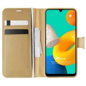 Microsonic Samsung Galaxy M32 4G Delux Leather Wallet Kılıf