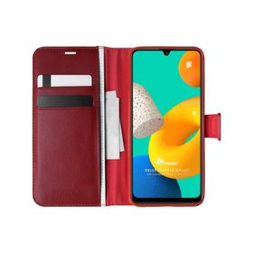 Microsonic Samsung Galaxy M32 4G Delux Leather Wallet Kılıf
