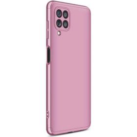 Microsonic Samsung Galaxy M32 4G Double Dip 360 Protective Rose Gold Kılıf