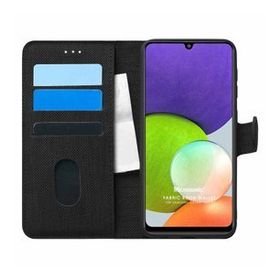 Microsonic Samsung Galaxy M32 4G Fabric Book Wallet Kılıf