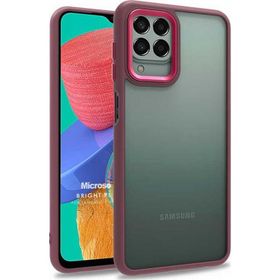 Microsonic Samsung Galaxy M33 Bright Planet Kırmızı Kılıf