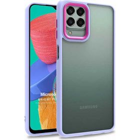 Microsonic Samsung Galaxy M33 Bright Planet Lila Kılıf