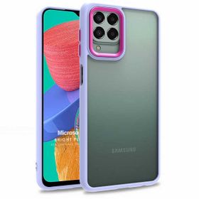 Microsonic Samsung Galaxy M33 Bright Planet Lila Kılıf