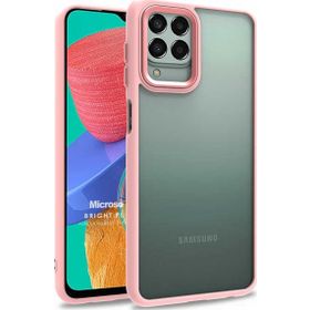 Microsonic Samsung Galaxy M33 Bright Planet Rose Gold Cep Telefonu Kılıfı