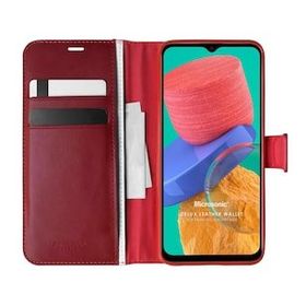 Microsonic Samsung Galaxy M33 Delux Leather Wallet Kılıf