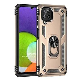 Microsonic Samsung Galaxy M33 Military Ring Holder Gold Cep Telefonu Kılıfı