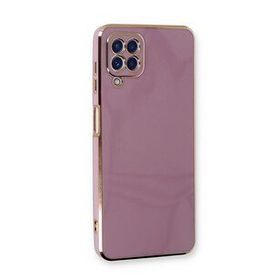Microsonic Samsung Galaxy M33 Olive Plated Lila Cep Telefonu Kılıfı