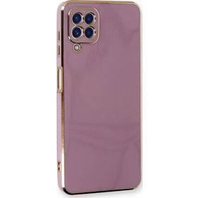 Microsonic Samsung Galaxy M33 Olive Plated Lila Cep Telefonu Kılıfı
