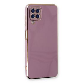 Microsonic Samsung Galaxy M33 Olive Plated Lila Cep Telefonu Kılıfı