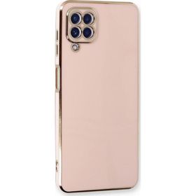 Microsonic Samsung Galaxy M33 Olive Plated Pembe Cep Telefonu Kılıfı
