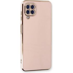 Microsonic Samsung Galaxy M33 Olive Plated Pembe Cep Telefonu Kılıfı