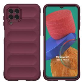 Microsonic Samsung Galaxy M33 Oslo Prime Bordo Cep Telefonu Kılıfı