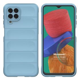 Microsonic Samsung Galaxy M33 Oslo Prime Mavi Cep Telefonu Kılıfı