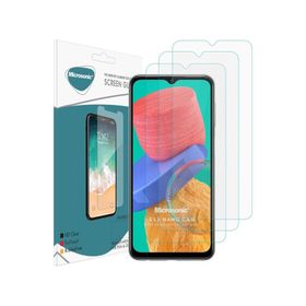 Microsonic Samsung Galaxy M33 Screen Protector Nano Glass 3 Adet Cam Ekran Koruyucu
