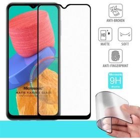 Microsonic Samsung Galaxy M33 Seramik Matte Flexible Siyah Ekran Koruyucu