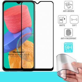 Microsonic Samsung Galaxy M33 Seramik Matte Flexible Siyah Ekran Koruyucu