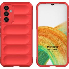 Microsonic Samsung Galaxy M34 5G Oslo Prime Kırmızı Kılıf