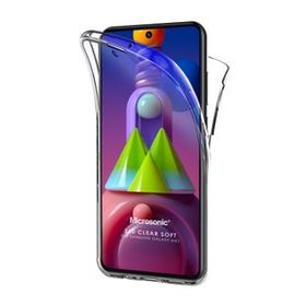 Microsonic Samsung Galaxy M51 6 Tarafı Tam Full Koruma 360 Clear Soft Şeffaf Cep Telefonu Kılıfı