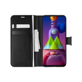 Microsonic Samsung Galaxy M51 Delux Leather Wallet Kılıf