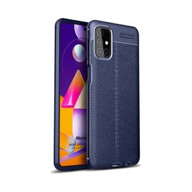 Microsonic Samsung Galaxy M51 Deri Dokulu Silikon Kılıf