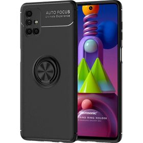 Microsonic Samsung Galaxy M51 Kickstand Ring Holder Kılıf