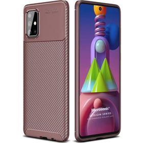 Microsonic Samsung Galaxy M51 Legion Series Kahverengi Kılıf