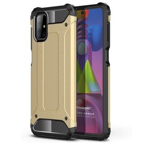 Microsonic Samsung Galaxy M51 Rugged Armor Kırmızı Kılıf