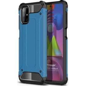 Microsonic Samsung Galaxy M51 Rugged Armor Kırmızı Kılıf