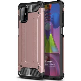 Microsonic Samsung Galaxy M51 Rugged Armor Kırmızı Kılıf