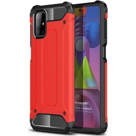 Microsonic Samsung Galaxy M51 Rugged Armor Kırmızı Kılıf