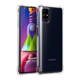 Microsonic Samsung Galaxy M51 Şeffaf Shock Absorbing Cep Telefonu Kılıfı