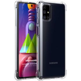 Microsonic Samsung Galaxy M51 Şeffaf Shock Absorbing Cep Telefonu Kılıfı