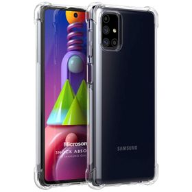 Microsonic Samsung Galaxy M51 Şeffaf Shock Absorbing Cep Telefonu Kılıfı
