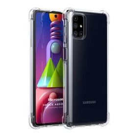 Microsonic Samsung Galaxy M51 Şeffaf Shock Absorbing Cep Telefonu Kılıfı
