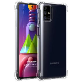 Microsonic Samsung Galaxy M51 Şeffaf Shock Absorbing Cep Telefonu Kılıfı