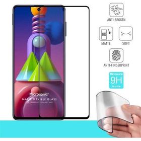Microsonic Samsung Galaxy M51 Seramik Matte Flexible Siyah Ekran Koruyucu