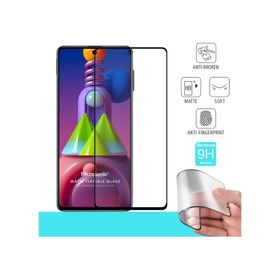 Microsonic Samsung Galaxy M51 Seramik Matte Flexible Siyah Ekran Koruyucu