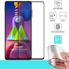 Microsonic Samsung Galaxy M51 Seramik Matte Flexible Siyah Ekran Koruyucu