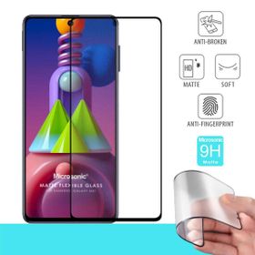 Microsonic Samsung Galaxy M51 Seramik Matte Flexible Siyah Ekran Koruyucu