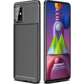 Microsonic Samsung Galaxy M51 Siyah Legion Series Cep Telefon Kılıfı