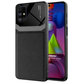 Microsonic Samsung Galaxy M51 Uniq Leather Siyah Kılıf