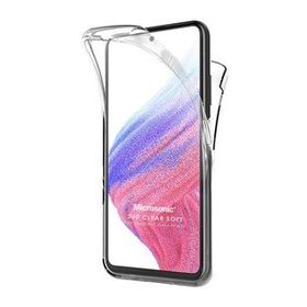 Microsonic Samsung Galaxy M52 6 Tarafı Tam Full Koruma 360 Clear Soft Şeffaf Kılıf
