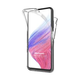 Microsonic Samsung Galaxy M52 6 Tarafı Tam Full Koruma 360 Clear Soft Şeffaf Kılıf