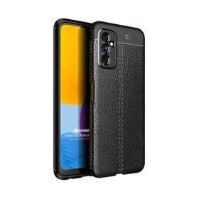Microsonic Samsung Galaxy M52 Deri Dokulu Silikon Kılıf