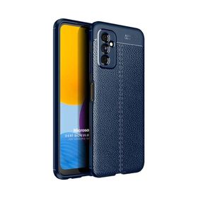Microsonic Samsung Galaxy M52 Deri Dokulu Silikon Kılıf