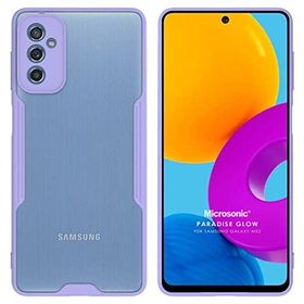 Microsonic Samsung Galaxy M52 Paradise Glow Lacivert Kılıf