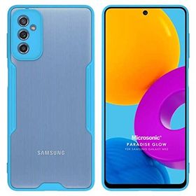 Microsonic Samsung Galaxy M52 Paradise Glow Lacivert Kılıf