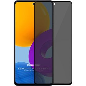 Microsonic Samsung Galaxy M52 Privacy 5D Gizlilik Filtreli Siyah Cam Ekran Koruyucu