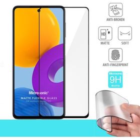 Microsonic Samsung Galaxy M52 Seramik Matte Flexible Siyah Ekran Koruyucu